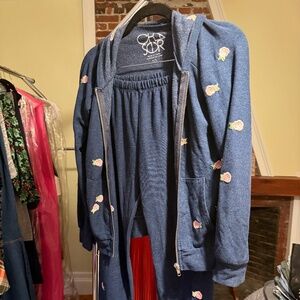 Girls Sweatsuit Top & Bottom